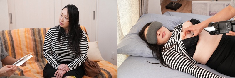 A mature woman who came for an interview at a high-end men's beauty salon is given practical guidance and is filmed! Aya Wakana:Thumnail