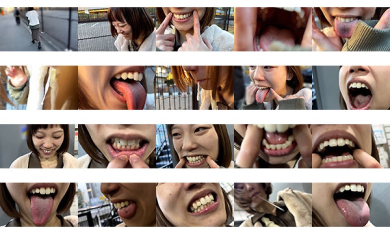 街角で声をかけて口内観察させてもらう オーガニックスーパー勤務 はつみちゃん:イメージ画像