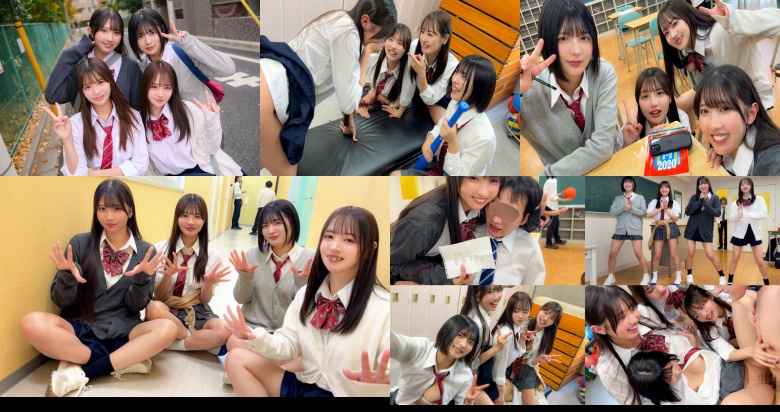 める&ひかり&もあ&ゆみ - 素人アダルト動画:イメージ画像