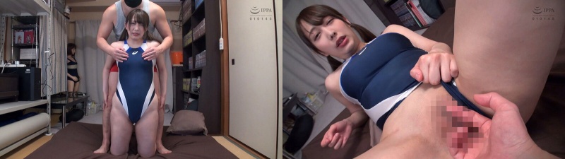 弥生みづき 競泳水着にザーメンぶっかけSEX:イメージ画像
