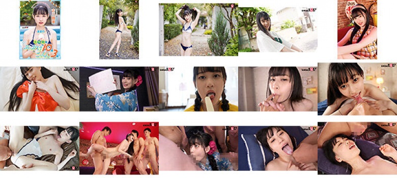 真夏のWhite Love大作戦！はじめてのぶっかけ10発＆ごっくん3発 ブラジル出身着エロアイドル吉川瞳美:イメージ画像